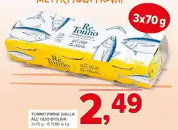 Todis Re Tonno Pinna Gialla all'olio di oliva offerta