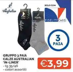 Mercatò Calze Australian 'IN-LINER' offerta