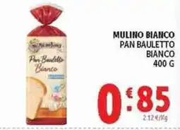 Deco Superstore Mulino Bianco Pan Bauletto Bianco offerta