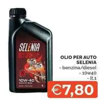 Mercatò Olio per auto Selenia offerta