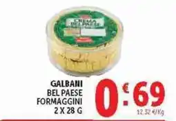 Deco Superstore GALBANI BEL PAESE FORMAGGINI offerta