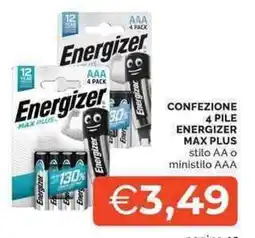 Mercatò Energizer MAX PLUS offerta