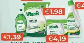 Mercatò Winni's PIATTI offerta