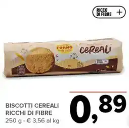 Todis Biscotti Cereali Ricchi di Fibre offerta
