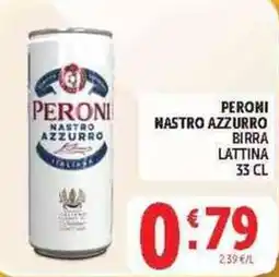 Deco Market PERONI NASTRO AZZURRO BIRRA offerta