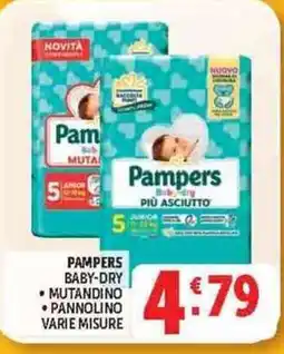 Deco Market Pampers Baby-Dry Mutandino offerta