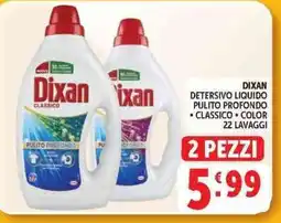 Deco Market Dixan Detersivo Liquido Pulito Profondo offerta