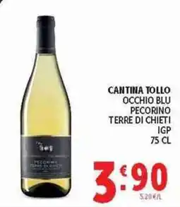 Deco Superstore Cantina Tollo Occhio Blu Pecorino Terre di Chieti IGP offerta