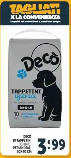 Deco Market Decò Tappetini igienici offerta
