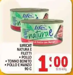 Deco Market LIFECAT NATURA È FILETTI offerta