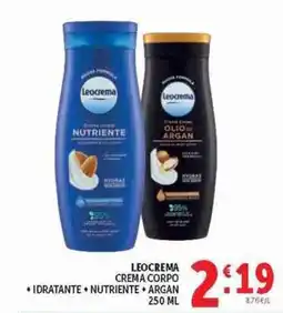 Deco Superstore LEOCREMA CREMA CORPO offerta