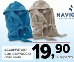 Todis NAVIG Accappatoio con cappuccio offerta