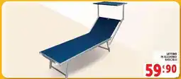 Deco Market LETTINO IN ALLUMINIO BASIC BLU offerta