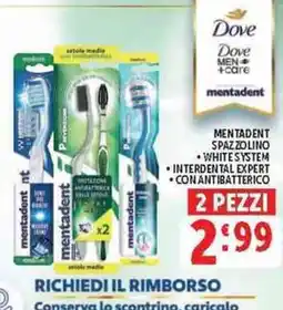 Deco Superstore Dove Mentadent Spazzolino offerta