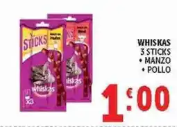 Deco Superstore WHISKAS STICKS offerta