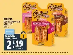Deco Superstore Beretta Club Sandwich offerta