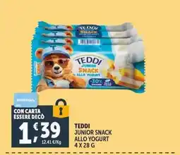 Deco Superstore TEDDI JUNIOR SNACK ALLO YOGURT offerta
