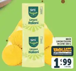 Deco Superstore Decò Limoni Italiani offerta