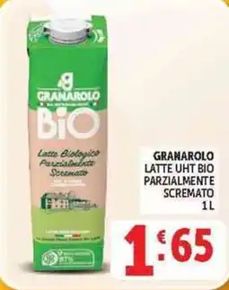 Deco Superstore Granarolo Latte UHT Bio Parzialmente Scremato offerta