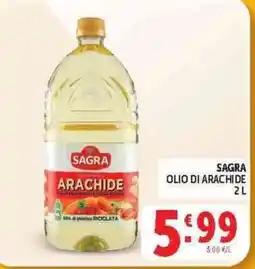 Deco Superstore SAGRA OLIO DI ARACHIDE offerta