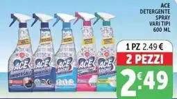 Deco Superstore ACE DETERGENTE SPRAY offerta