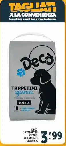 Deco Superstore Decò Tappetini igienici offerta