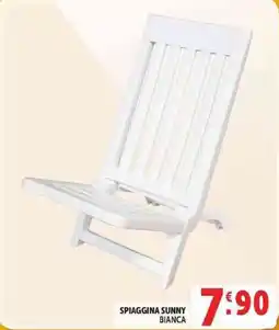 Deco Superstore SPIAGGINA SUNNY BIANCA offerta