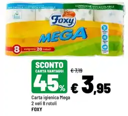 Iper La Grande Carta igienica Mega FOXY offerta