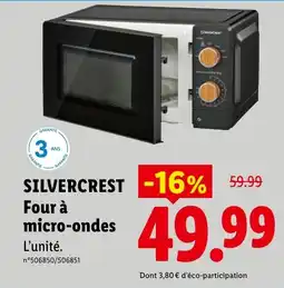 Lidl SILVERCREST Four à micro-ondes offerta