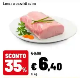 Iper La Grande Lonza a pezzi di suino offerta
