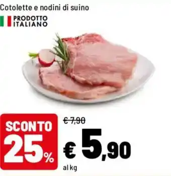 Iper La Grande Cotolette e nodini di suino offerta