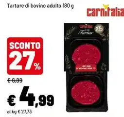 Iper La Grande Tartare di bovino adulto Carnitalia offerta