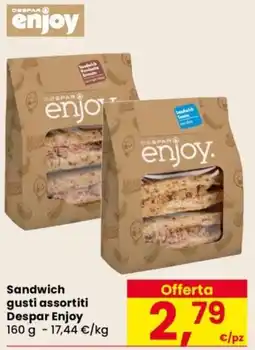 Despar Sandwich gusti assortiti Despar Enjoy offerta