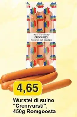 Mix Markt Wurstel di suino "Cremvursti" offerta
