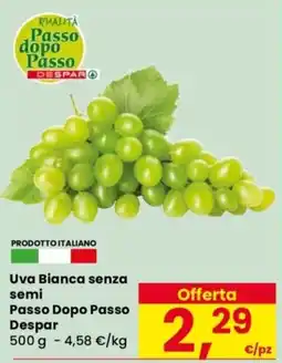 Despar Uva Bianca senza semi Passo Dopo Passo Despar offerta