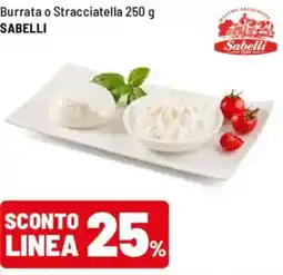 Iper La Grande Burrata o Stracciatella Sabelli offerta