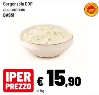 Iper La Grande Gorgonzola DOP al cucchioio BASSI offerta