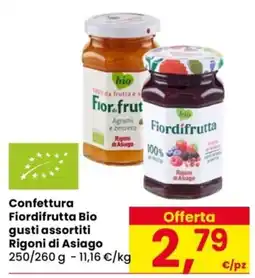 Despar Confettura Fiordifrutta Bio offerta