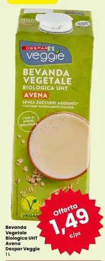 Despar Bevanda Vegetale Biologica UHT Avena Despar Veggie offerta