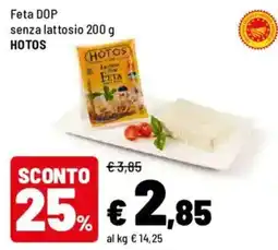 Iper La Grande Feta DOP senza lattosio HOTOS offerta