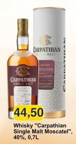 Mix Markt Whisky "Carpathian Single Malt Moscatel" offerta