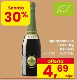 Despar Spumante Bio Extra Dry Bellussi offerta