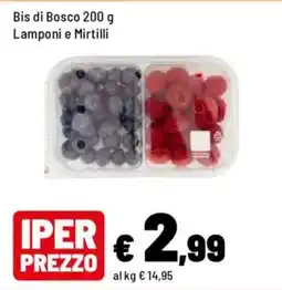 Iper La Grande Bis di Bosco Lamponi e Mirtilli offerta