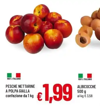 Famila Market PESCHE NETTARINE A POLPA GIALLA offerta