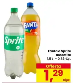 Despar Fanta o Sprite assortite offerta