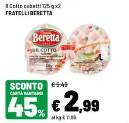 Iper La Grande Il Cotto cubetti FRATELLI BERETTA offerta