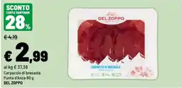 Iper La Grande Carpaccio di bresaola DEL ZOPPO offerta