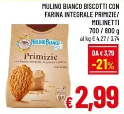 Famila Market Mulino Bianco Biscotti con Farina Integrale Primizie offerta