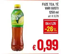 Famila Market fuze tea offerta
