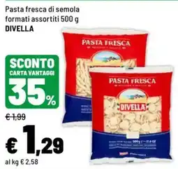 Iper La Grande Pasta fresca di semola DIVVELLA offerta